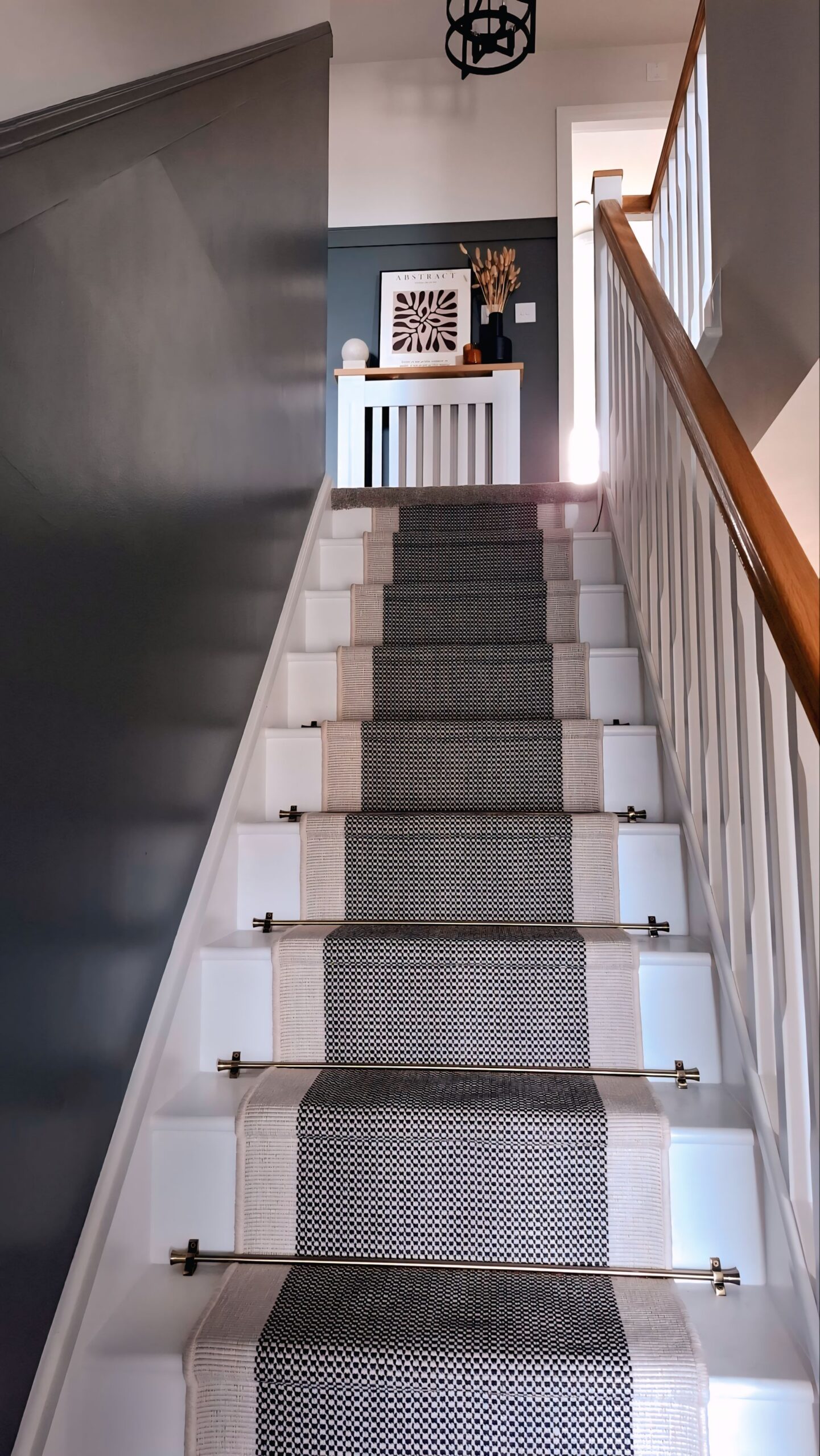 Staircase with runner